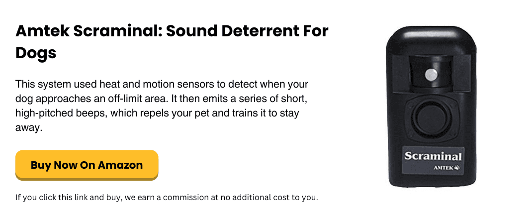 Amtek Scraminal Sound Deterrent For Dogs