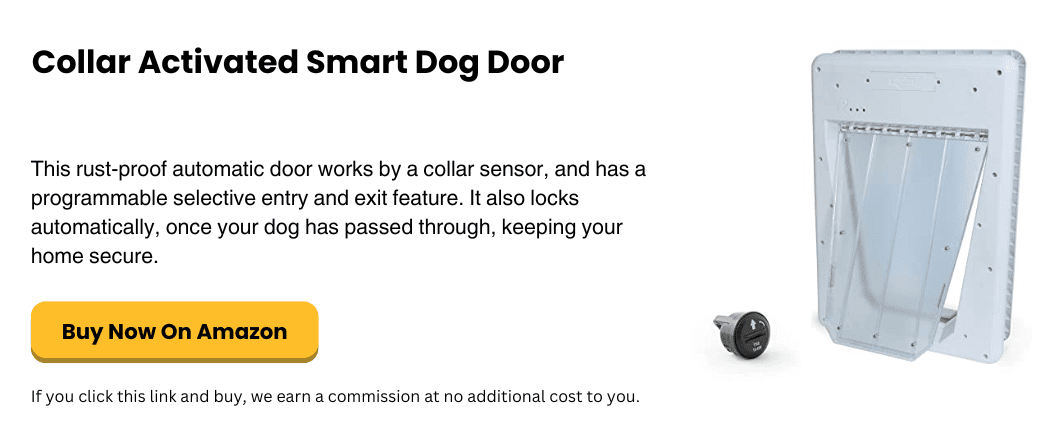 Collar Activated Smart Dog Door