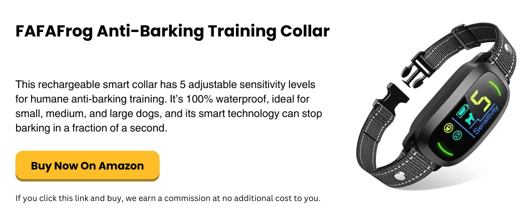 FAFAFrog Anti-Barking Training Collar