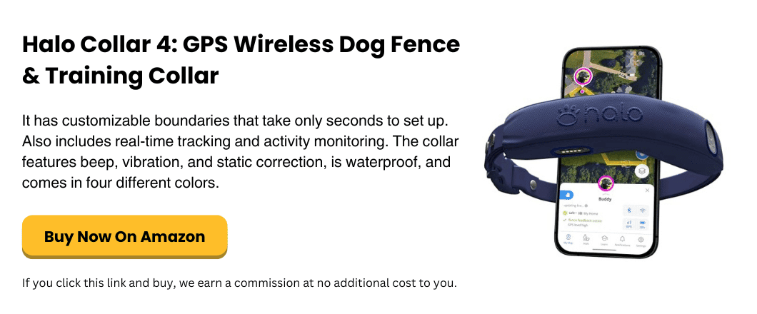 Halo Collar 4 GPS Wireless Dog Fence & Training Collar