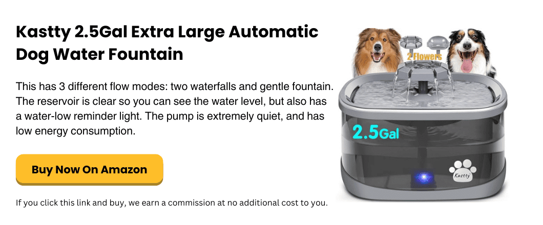 Kastty 2.5Gal Extra Large Automatic Dog Water Fountain