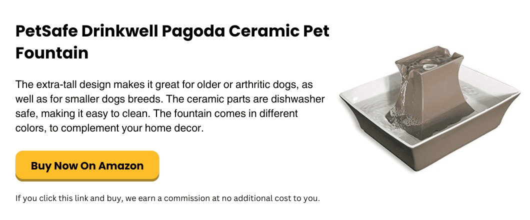 PetSafe Drinkwell Pagoda Ceramic Pet Fountain