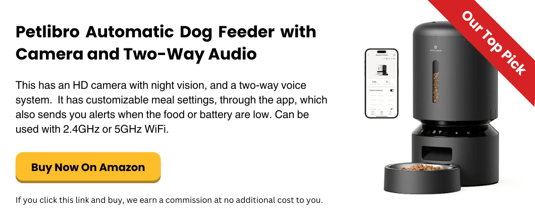 Petlibro Automatic Dog Feeder with Camera and Two-Way Audio
