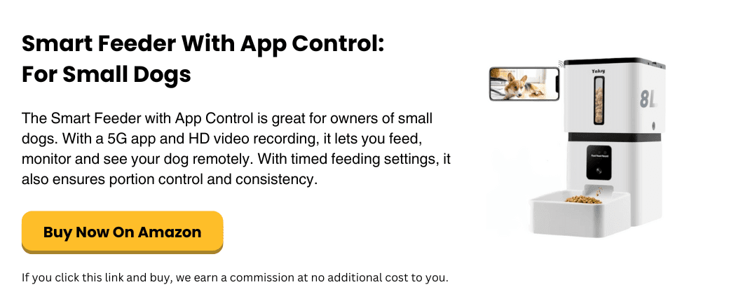 Smart Feeder With App Control For Small Dogs