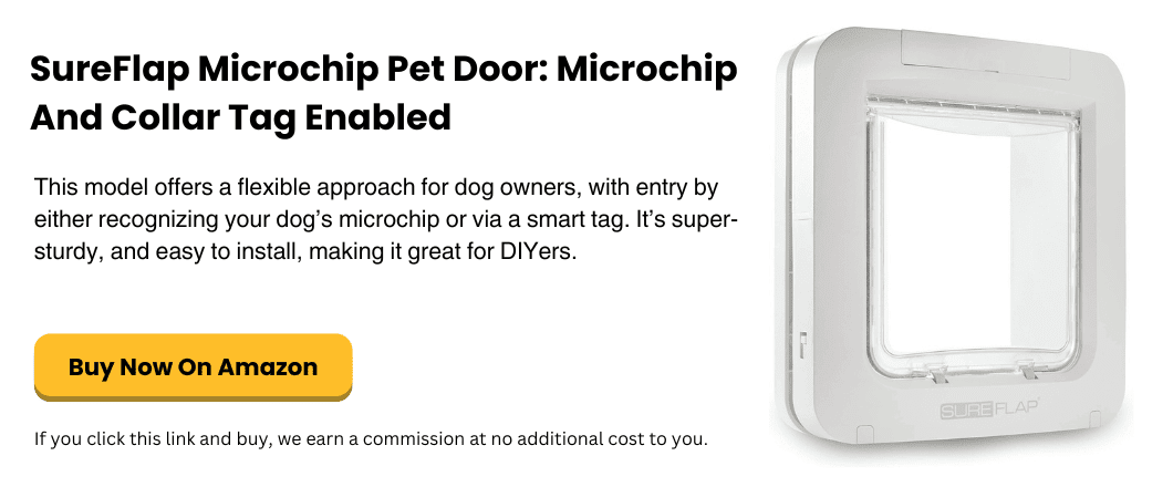 SureFlap Microchip Pet Door Microchip And Collar Tag Enabled