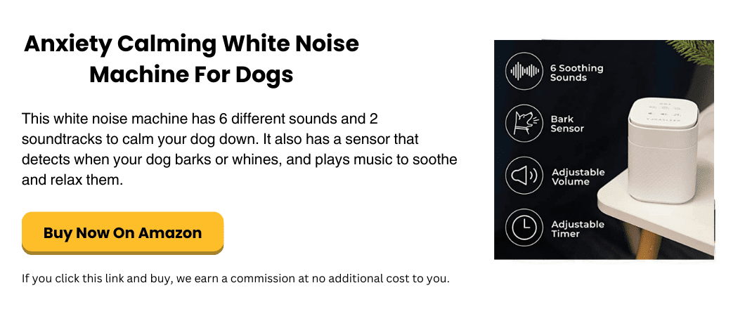 calming white noise machine for dogs