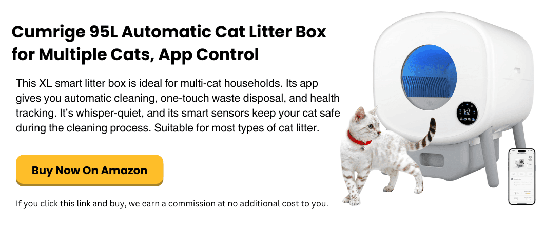 simplysmartpettech.com Cumrige 95L Automatic Cat Litter Box for Multiple Cats, App Control