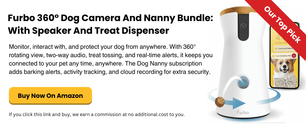 simplysmartpettech.com Furbo 360° Dog Camera And Nanny Bundle With Speaker And Treat Dispenser