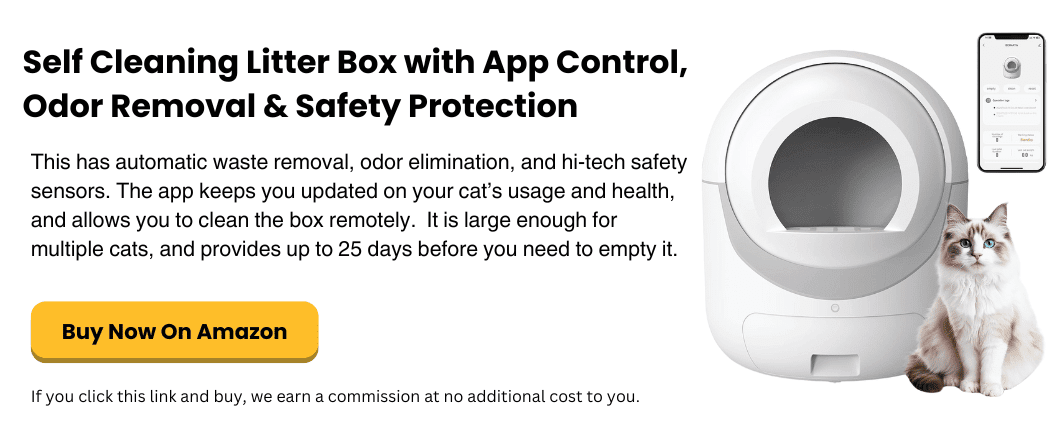 simplysmartpettech.com Self Cleaning Cat Litter Box, Automatic Cat Litter Box with APP Control Odor Removal Safety Protection for Multiple Cats