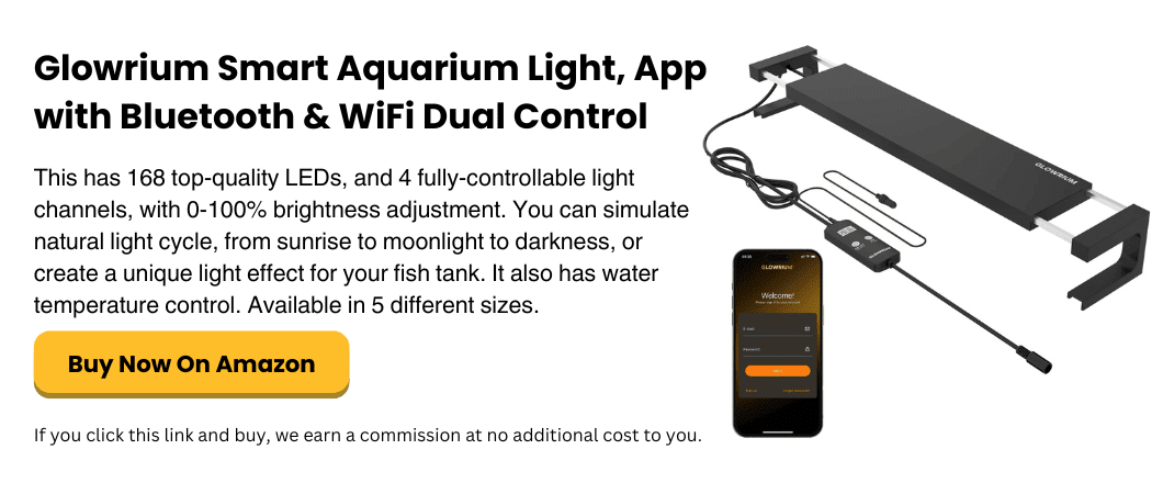 Glowrium Smart Aquarium Light, App with Bluetooth & WiFi Dual Control
