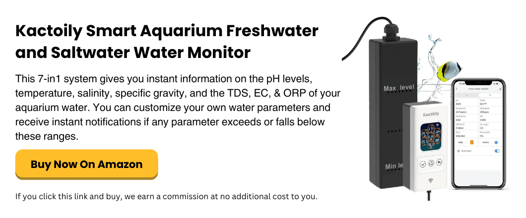 Kactoily Smart Aquarium Freshwater and Saltwater Water Monitor